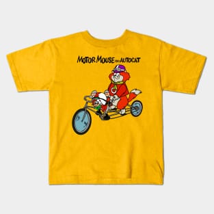 Motormouse and Autocat Classic 60’s Cartoon with Title Kids T-Shirt